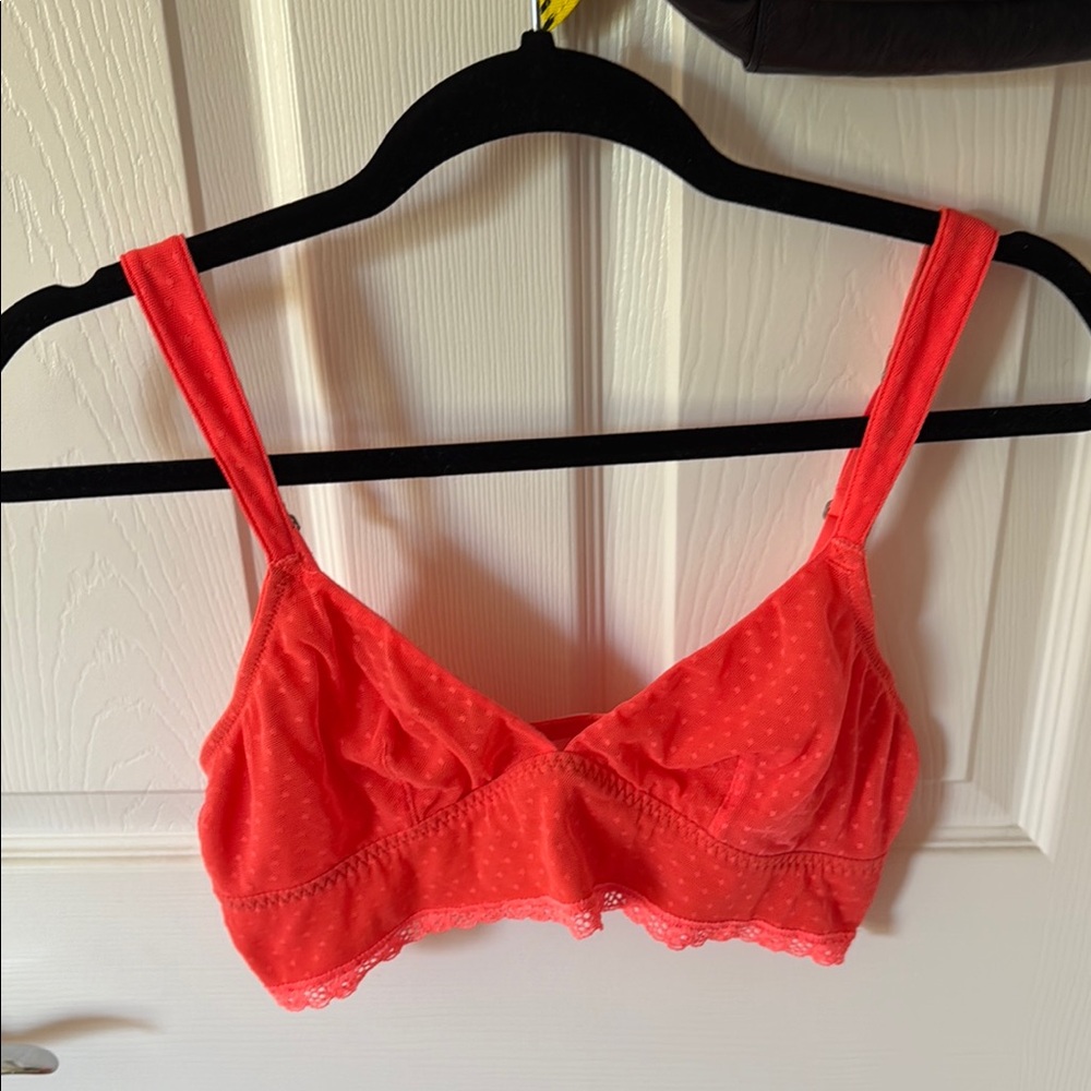 Gilly Hicks Coral Lace Bralette Intimates